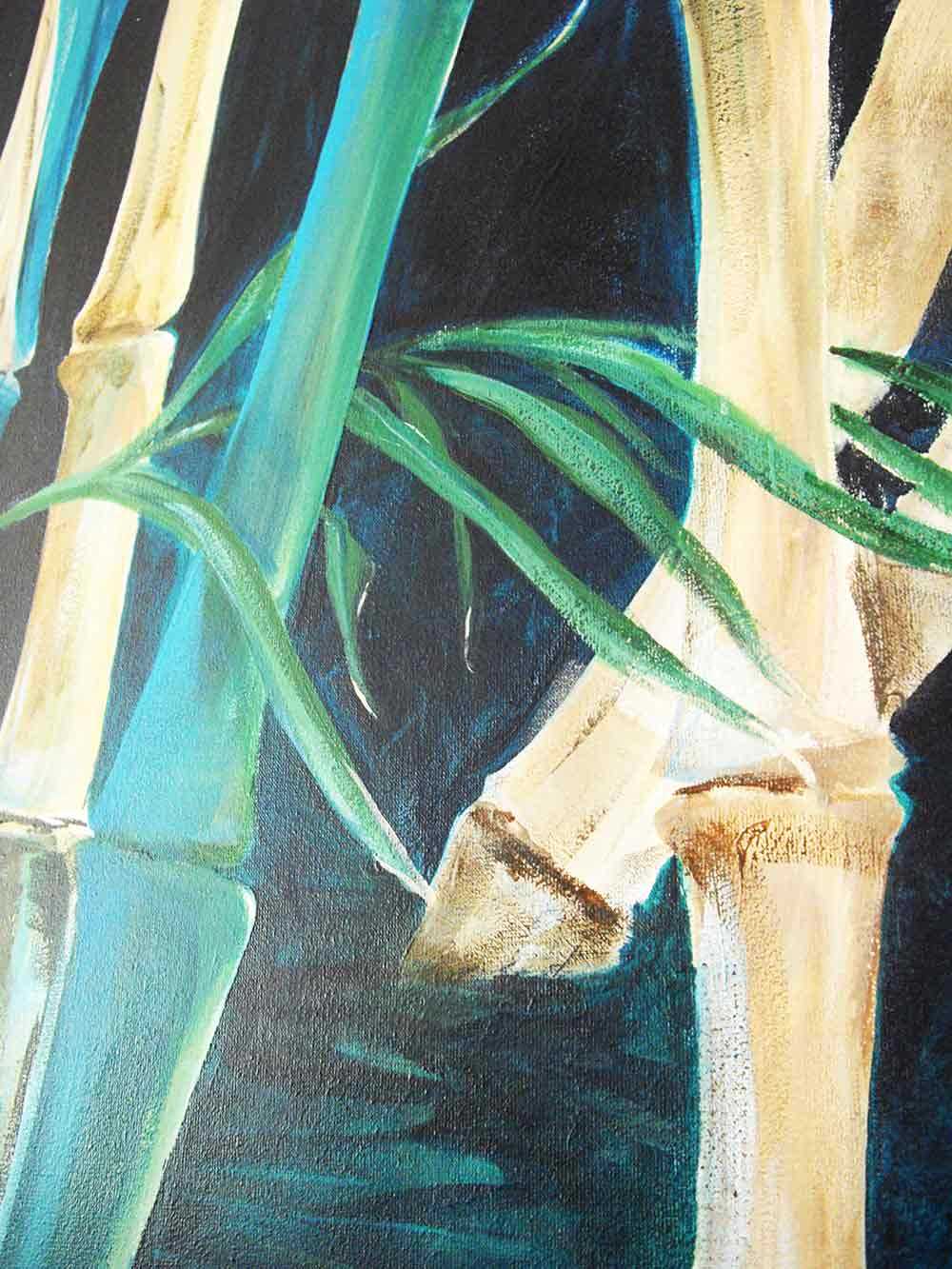 Blue bamboo II (detail)