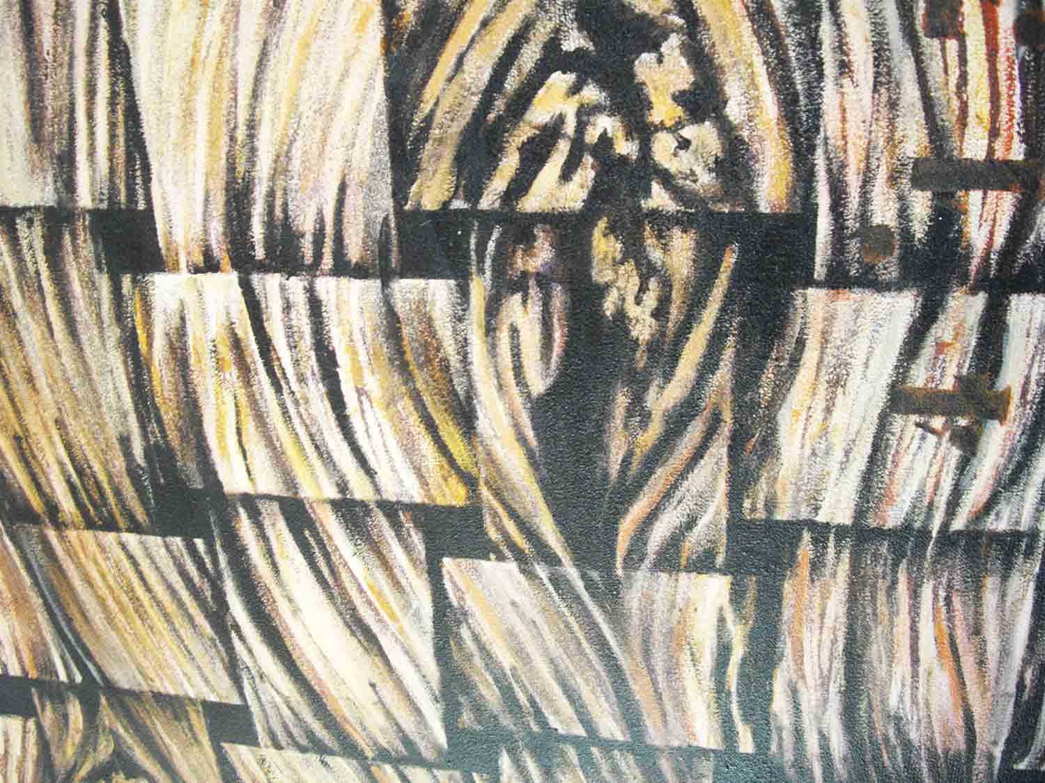 Woven wood I (detail)